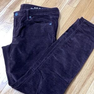 Gap 1969 always skinny 30R velveteen